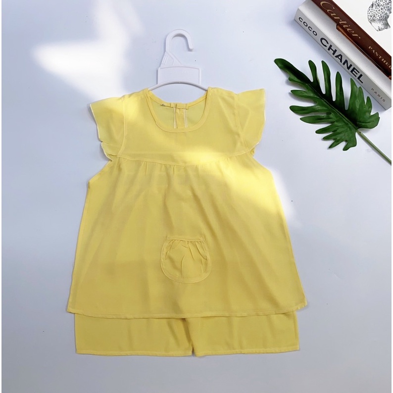 Đồ tole bé gái, bộ tole gái 8-26kgkg vải lanh cao cấp ít nhăn thoáng mát, thấm hút tốt - Pigbabystore