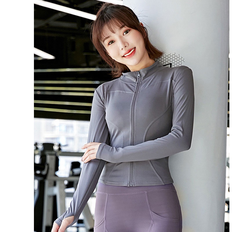 Áo khoác nữ tập gym ôm body |MSA09