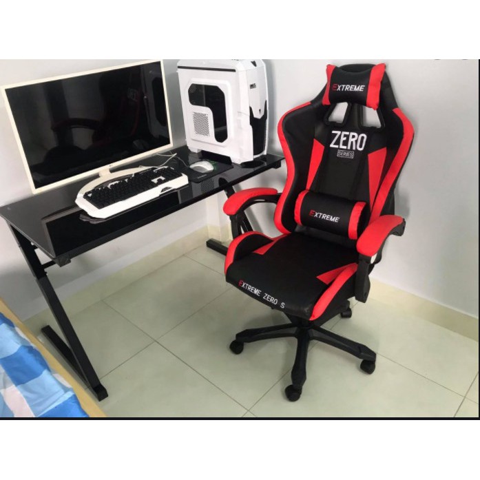 Combo ghế Gaming Zero S + Bàn gaming Mặt gỗ Ghế Xoay ngả giá rẻ | BigBuy360 - bigbuy360.vn