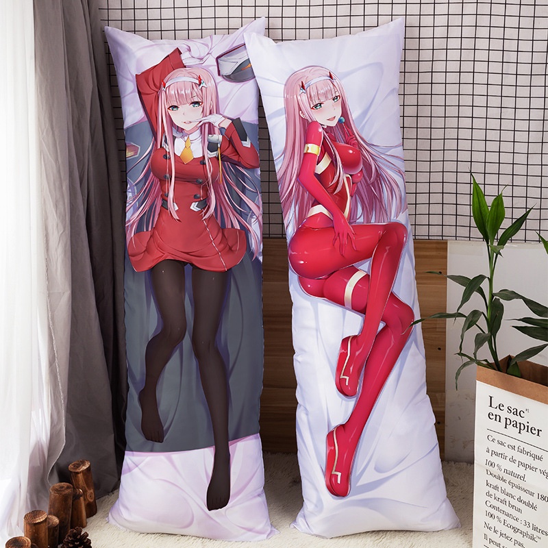 Vỏ Gối Vuông in Hình Anime DARLING in the FRANXX 02 Dakimakura