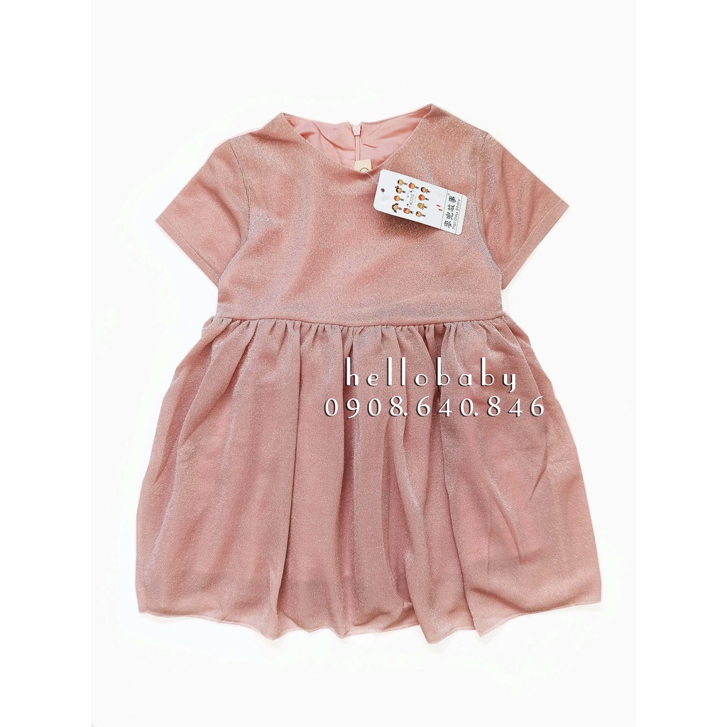 Váy đầm ánh nhũ cho bé