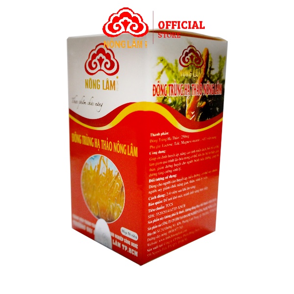 VIÊN NANG ĐÔNG TRÙNG HẠ THẢO NÔNG LÂM