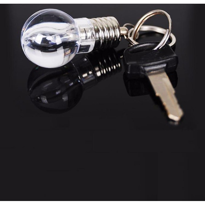 Móc chìa khóa hình bóng đèn led phát sáng dễ thương F321SPAZ