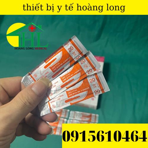 Lưỡi dao mổ kiato số 20 hộp 100 cái