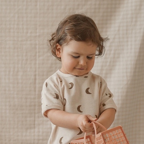 Bộ Áo Liền Quần Vải Cotton Dễ Thương Cho Bé 0-2 Tuổi