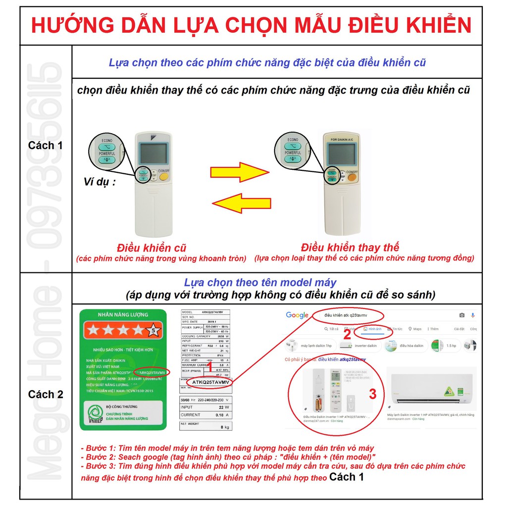 Điều khiển điều hòa DAIKIN - Remote máy lạnh Daikin hàng loại 1 bảo hành 1 đổi 1 30 ngày