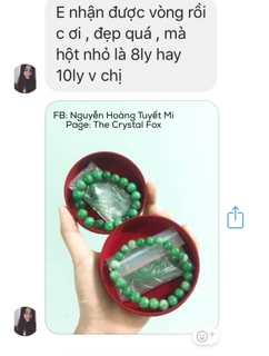 Vòng Cẩm Thạch xanh lá