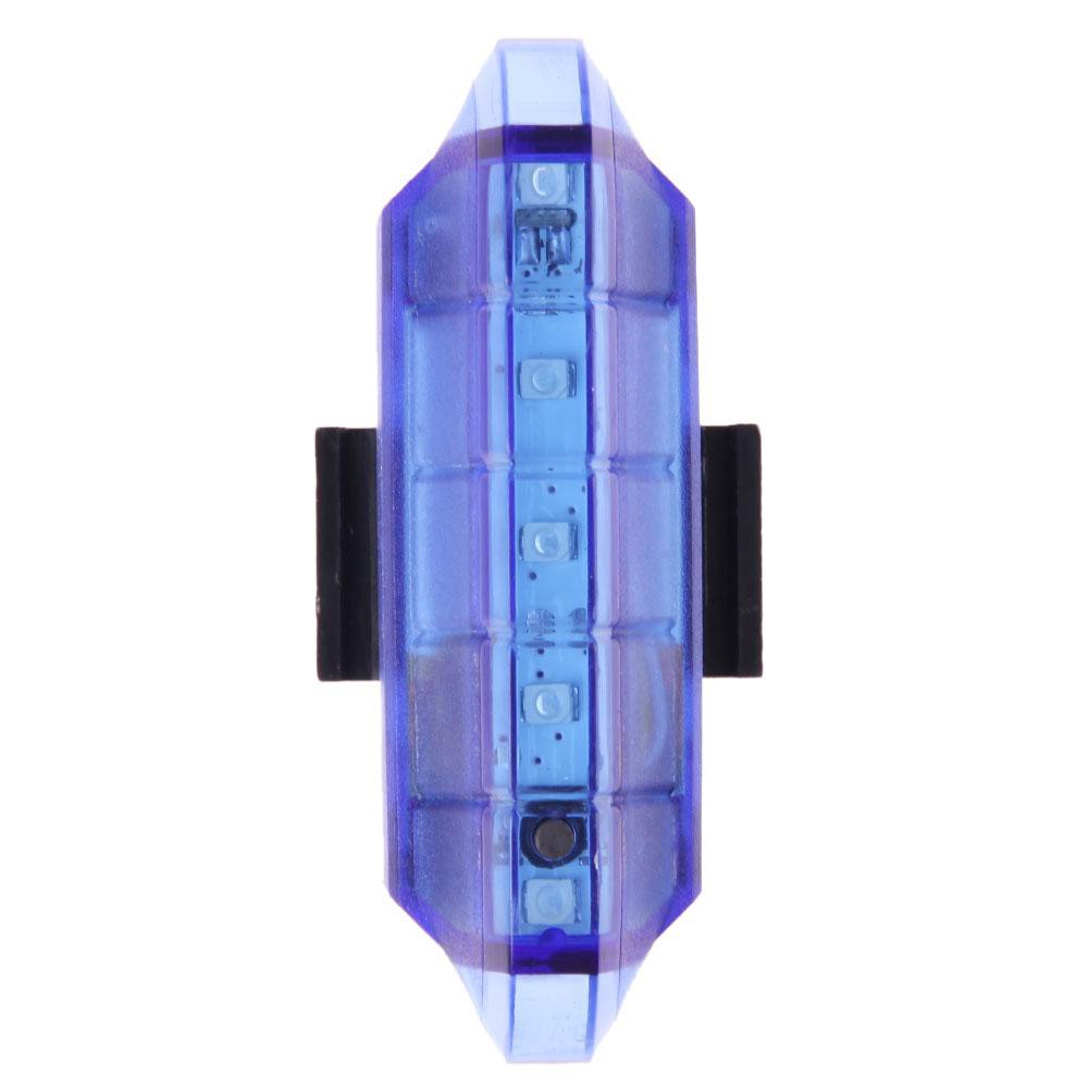 Đèn 5LED sạc USB gắn đuôi xe đạp 4 chế độ