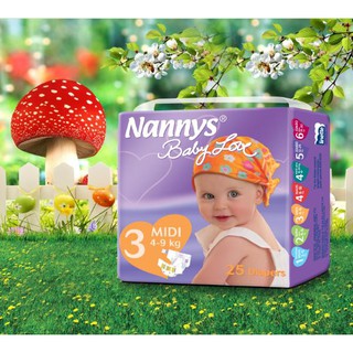 Bỉm/Tã dán Nannys Mini ( S ) (2kg-5kg) 50 chiếc/ 01 gói