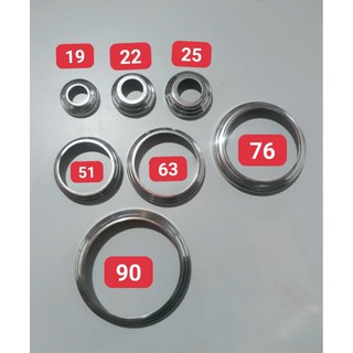 10 CÁI CHÂN ĐẾ INOX 304 KT D16-D19-D22-D25-D32-D38-D42-D51-D60-D63-D76-D90-D102-D114