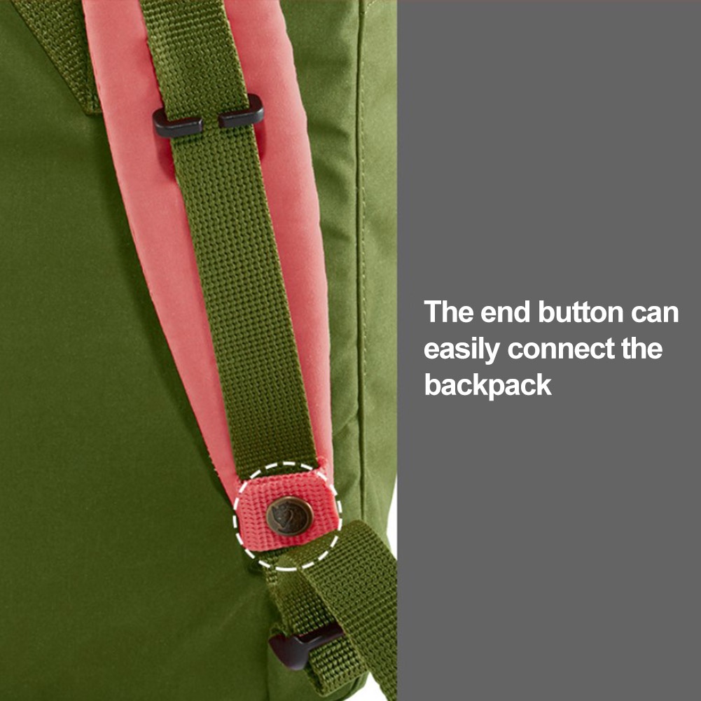 Balo Fjallraven Kanken Arctic Fox Có Dây Đeo Bản Rộng