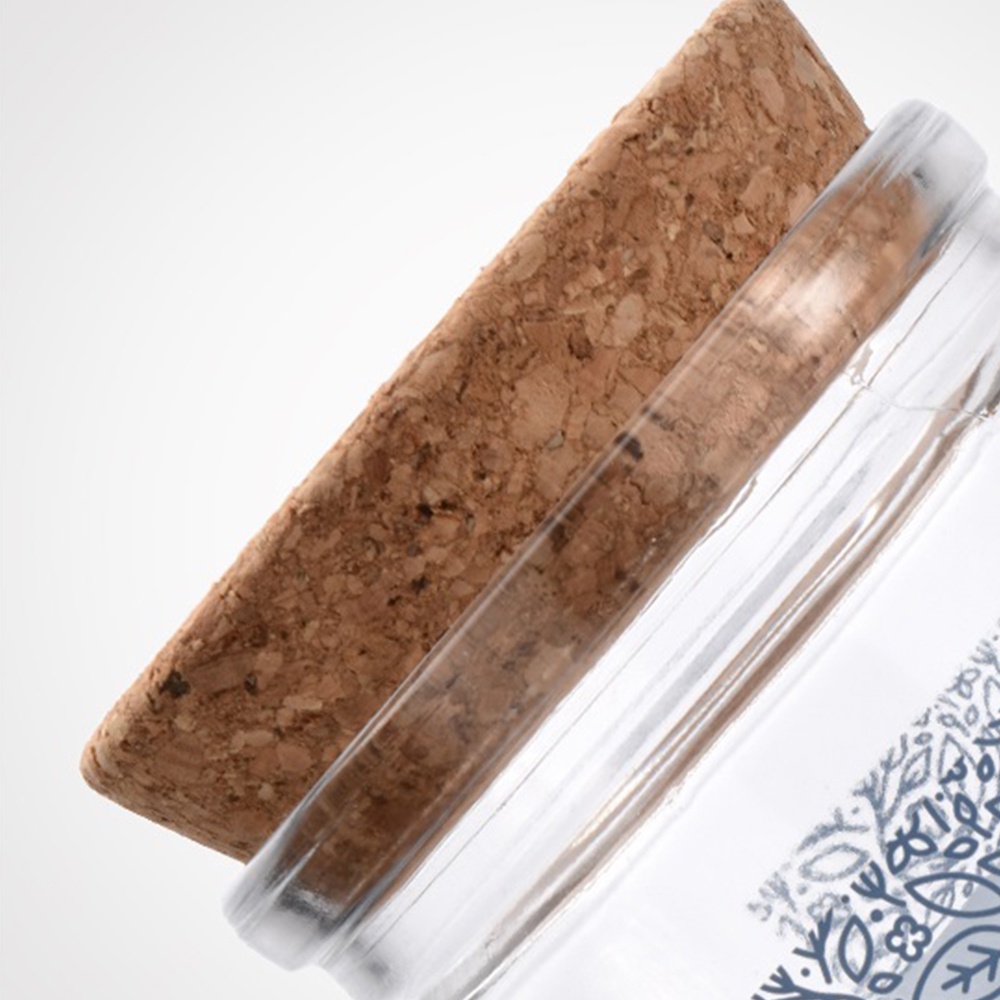 Hũ Thủy Tinh 850ml Có Nắp Đậy Đựng Thực Phẩm Khô / Kẹo / Thực Phẩm Kiểu Dáng Đơn Giản