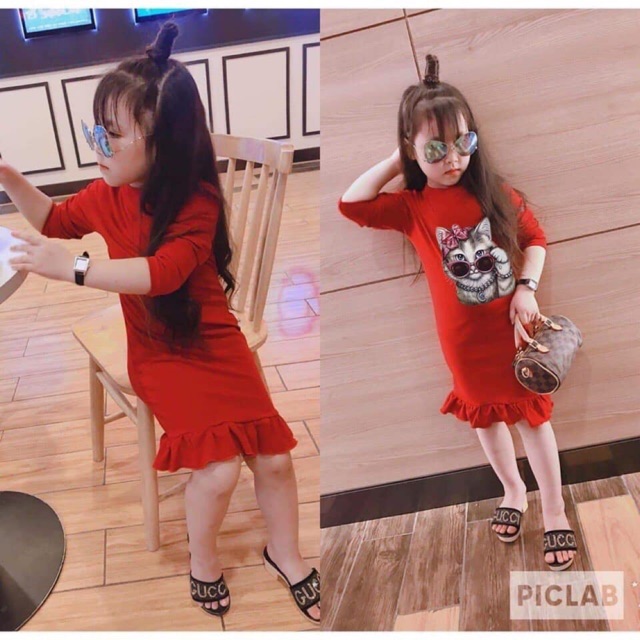 Đầm đuôi cá cho bé