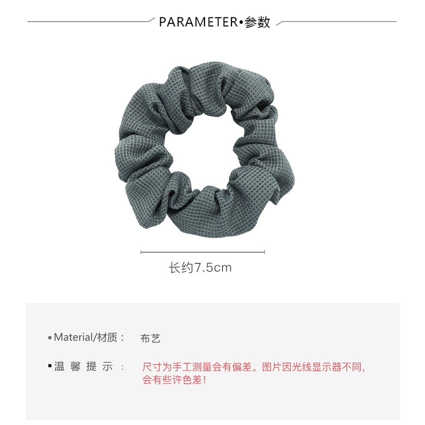 Dây Buộc Tóc Thiết Kế Màu Trơn Thời Trang Xinh Xắn Cho Nữ