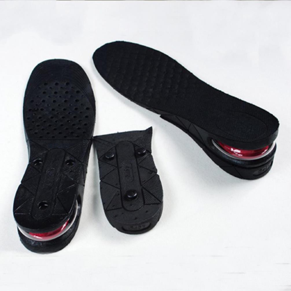 Đế lót giày tăng chiều cao màu đen【Loại 1】- Nhiều Nấc 3cm/5cm/7cm/9cm