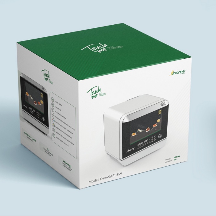 Nồi chiên hơi nước Dreamer DKA-SAF118W 18 lít với 14 chức năng nấu kết hợp, bảo hành 12 tháng