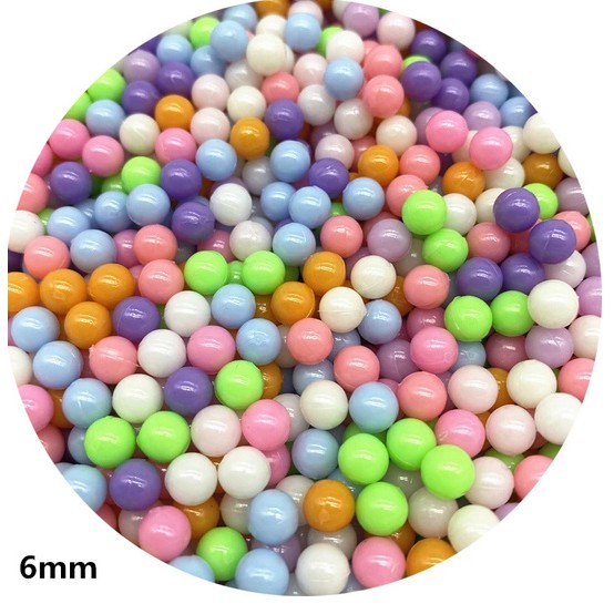 Túi Hạt Xỏ Lỗ Nhiều Màu Sắc Kích Thước 3 4 6 8mm