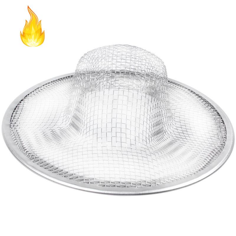 Lưới lọc rác cho bồn rửa mặt đường kính 3.5 inch bằng thép không gỉ