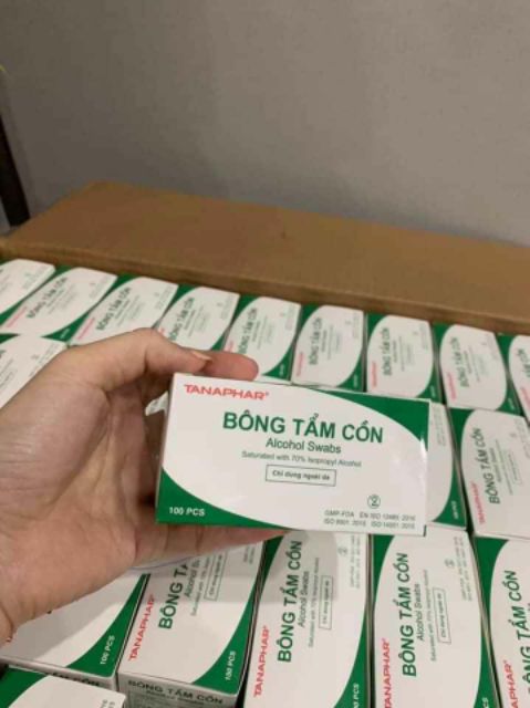 Combo 3 Hộp Bông Tẩm Cồn Sát Khuẩn