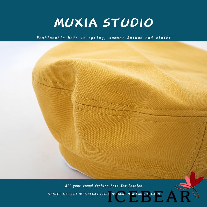 Mũ Beret Màu Trơn Đơn Giản Phong Cách Hàn Quốc Cho Nữ