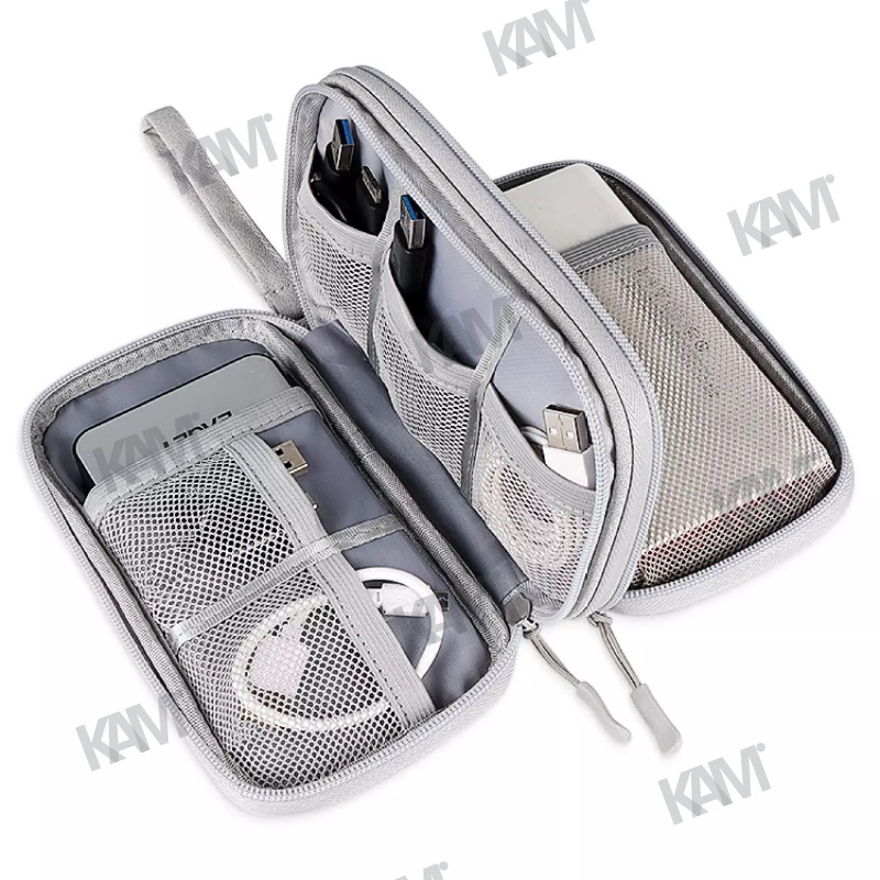 Túi Đựng Dây Cáp / Sạc Dự Phòng Chống Thấm Nước Tiện Dụng Khi Đi Du Lịch Ốp
