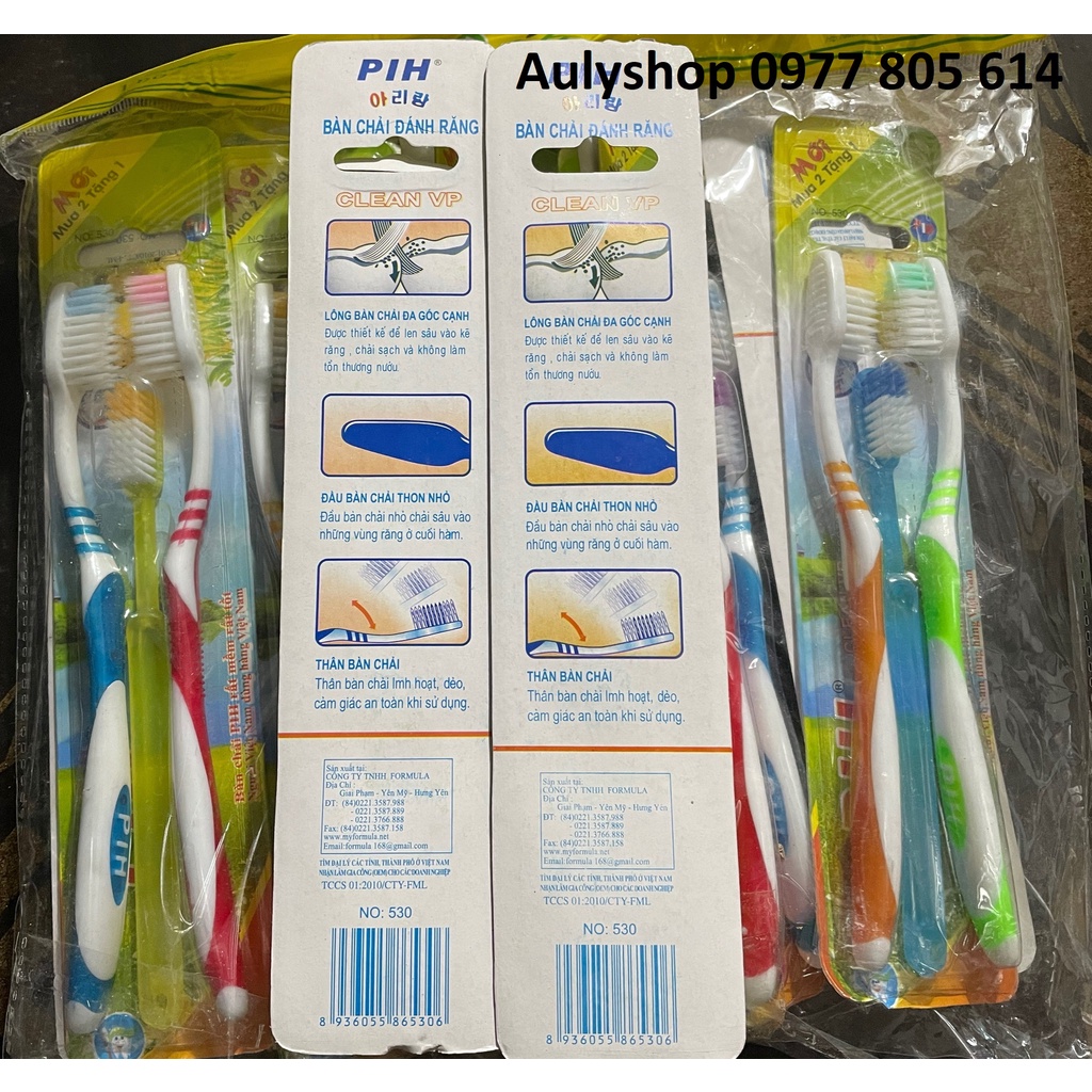 Chiếc bàn chải PIH Hàn Quốc  Mã 530