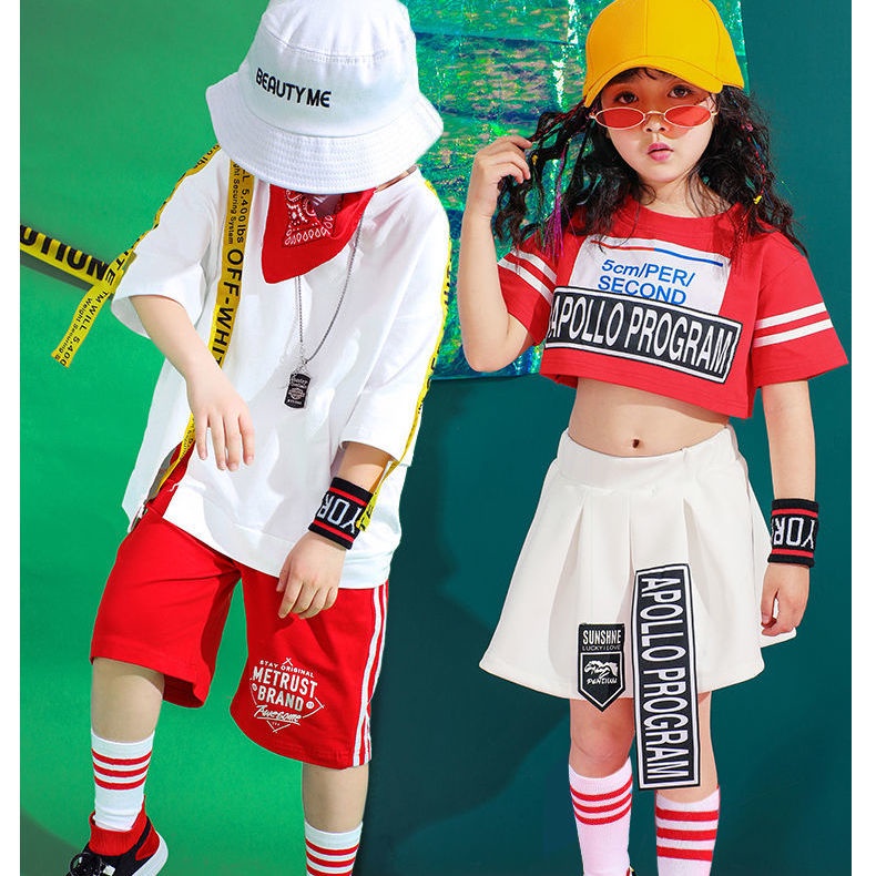 Trang Phục Biểu Diễn Nhảy Jazz Hip Hop Thời Trang Cao Cấp Mới Cho Bé Gái