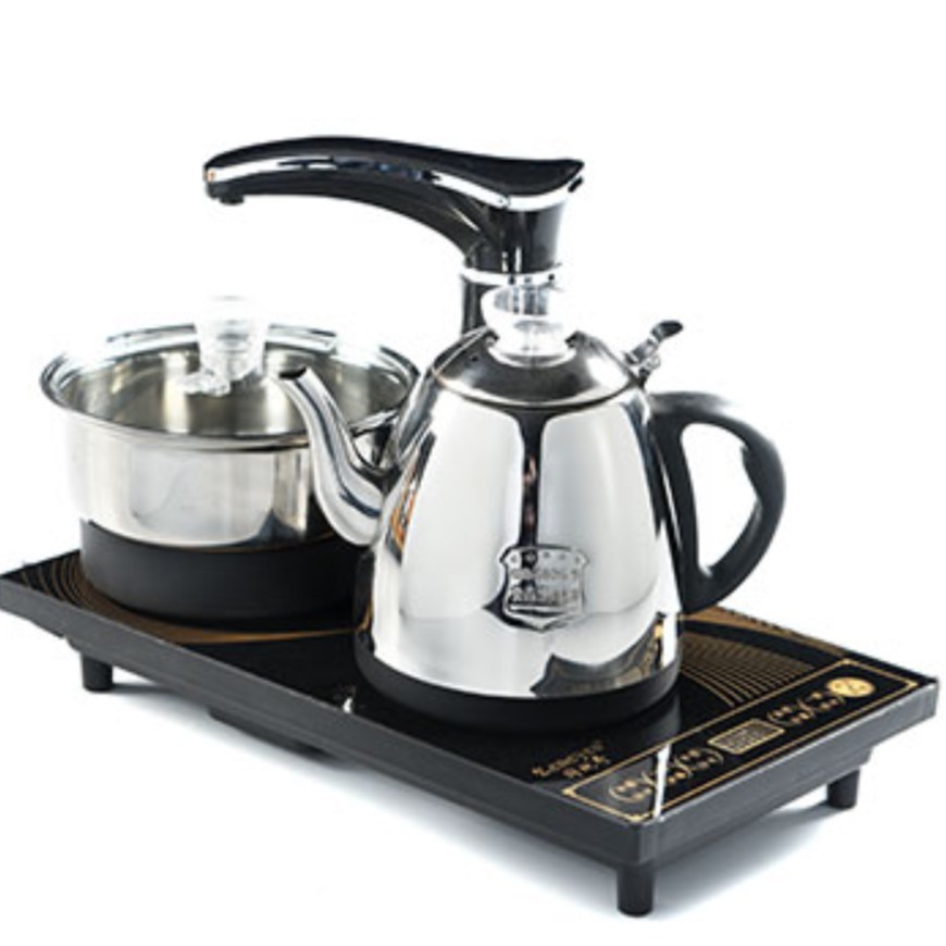 Bếp Điện Đun Nước VCR3000 Đen Inox304 Pha Trà Tự Động Xoay hoàn toàn cảm ứng 100%