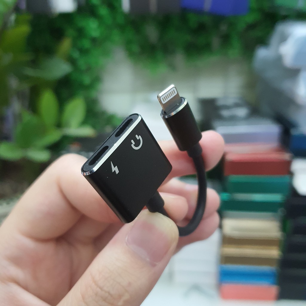 [Có Mic + Sạc Nhanh] Cổng Chuyển Đổi + Giắc Chia Cổng iPhone 7/8/X/11 Thành cổng sạc + Tai Nghe Chân Lighning [Siêu Rẻ]