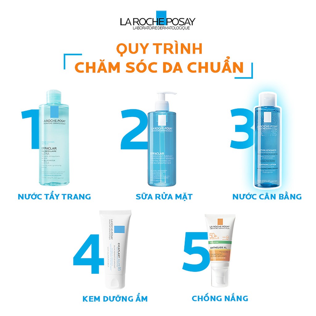 Nước Hoa Hồng Cân Bằng Da Giàu Khoáng Chất La Roche-Posay Soothing Lotion Sensitive Skin 200ml