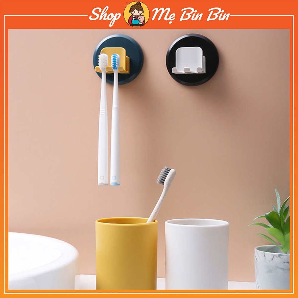 Giá đỡ bàn chải đánh răng, cốc đựng đánh răng gắn tường đa năng