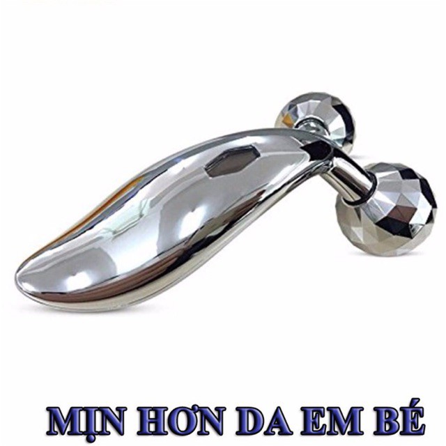 Cây Lăn Massage Mặt 3D [ Thon Gọn + Mịn Màng ] | BigBuy360 - bigbuy360.vn