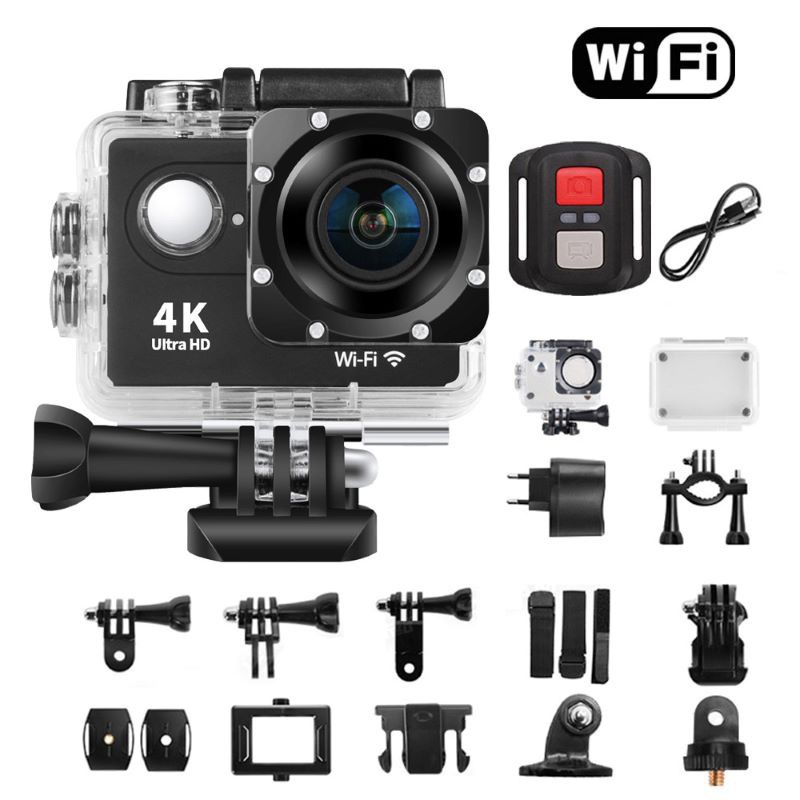 Camera Thể Thao Xe ĐạP Go pro 4k 1080p Hd, ChốNg NướC