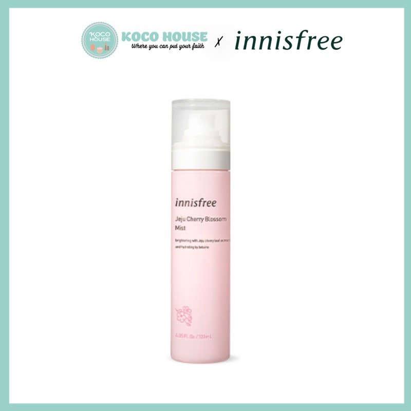 ( bill)XỊT KHOÁNG INNISFREE JEJU CHERRY BLOSSOM MIST