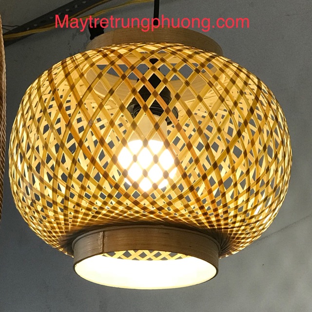 Đèn tre trang trí đã bao gồm ht điện