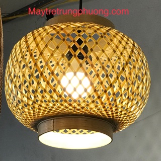 Đèn tre trang trí đã bao gồm ht điện