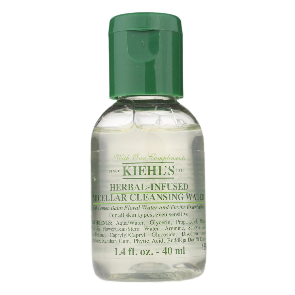 Kiehl's Nước Tẩy Trang Micellar Thành Phần Thảo Dược Herbal Infused Micellar Cleansing Water 40ml tem phụ tiếng việt