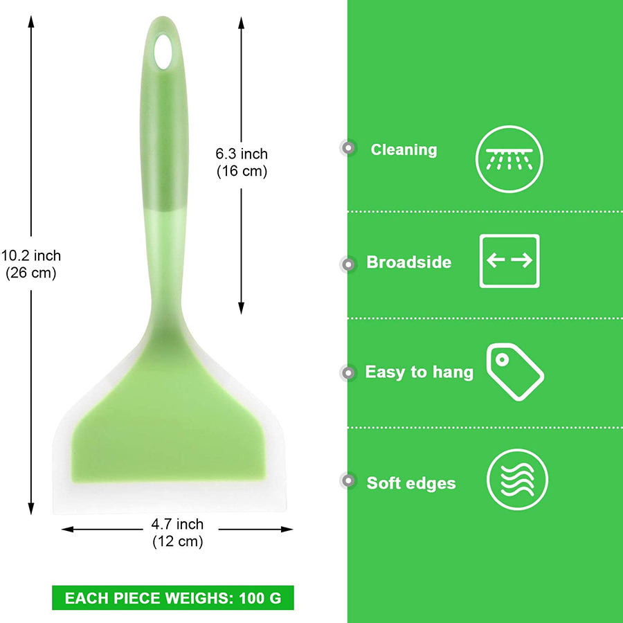 Xẻng Nấu Ăn Bằng Silicon Không Dính Chất Lượng Cao