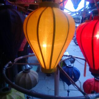 Cặp lồng đèn Hội An _dạng củ tỏi_size 30