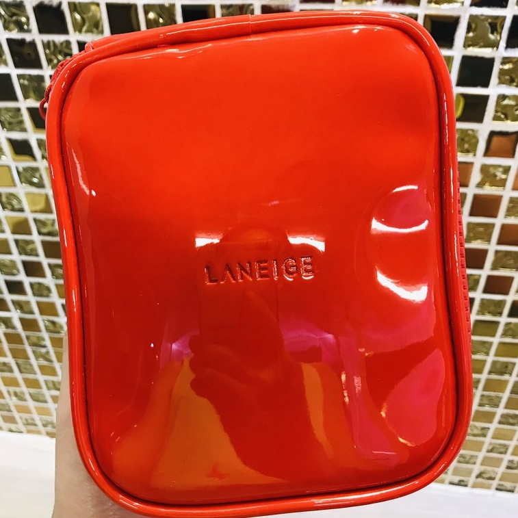 Túi LANEIGE Enamel Pouch & Red Sleeve