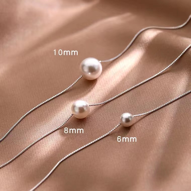 Dây Chuyền Đính Ngọc Trai Giả Sang Trọng Thanh Lịch Dành Cho Nữ