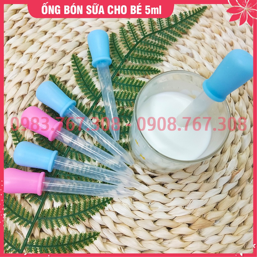 [Mã 267FMCGSALE giảm 8% đơn 500K] Ống Bón Sữa Cho Bé - Ống Bón Tiện Lợi Cho Bé Lười Ti Bình (5ml)