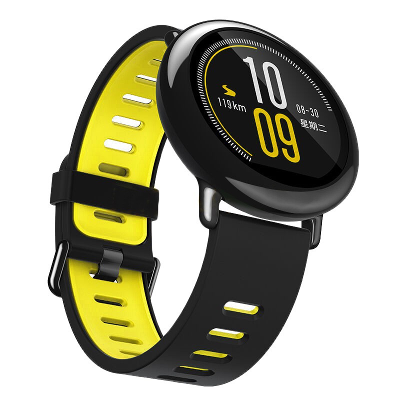 Dây đeo đồng hồ từ silicon 22mm dành cho Xiaomi Huami Amazfit Pace/Amazfit Stratos