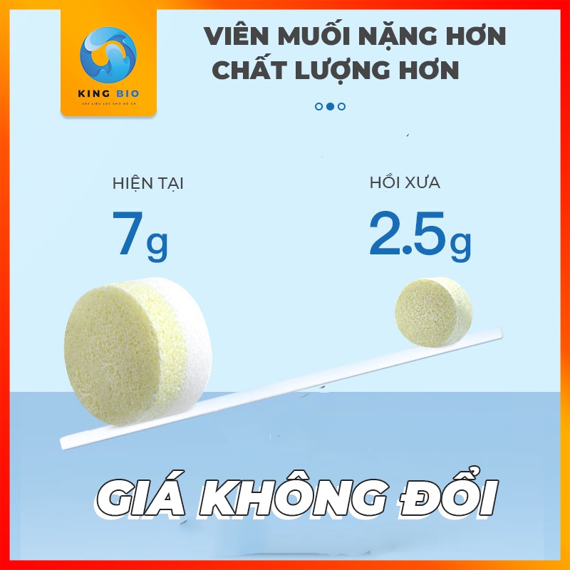 1 viên muối khoáng viên nén Yee 2 màu loại đặc biệt - tăng cường sức đề kháng, phòng bệnh cho cá cảnh