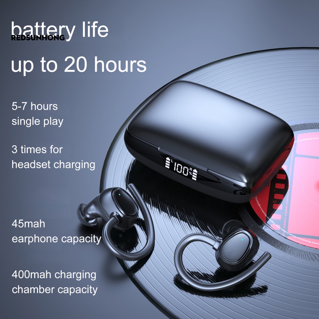 Tai Nghe Thể Thao Chống Nước IPX5 Bluetooth5.1 Âm Thanh Nổi Có Móc