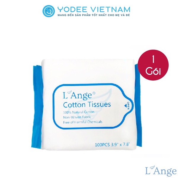 L'ange khăn vải đa năng 1 bịch 100 miếng