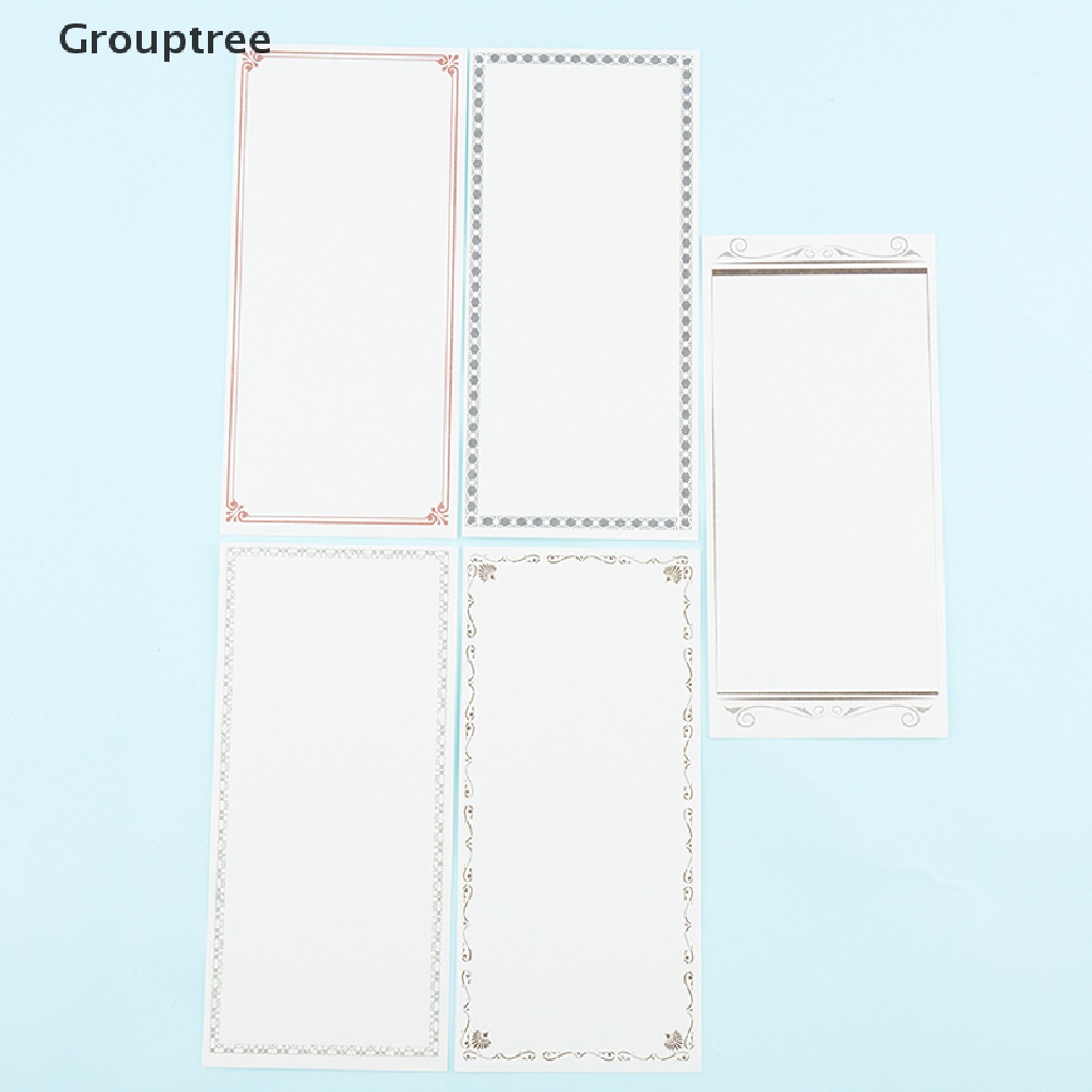 Grouptree Classic Vintage Border Note Series Memo Pad Diary Stationary Flakes Scrapbook VN
