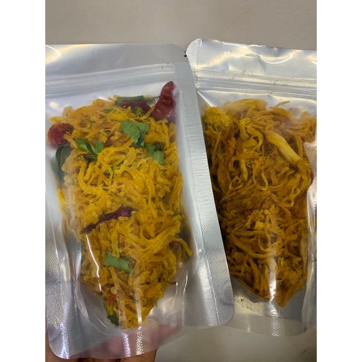 100g KHÔ GÀ LÁ CHANH  XÉ SỢI SIÊU GHIỀN