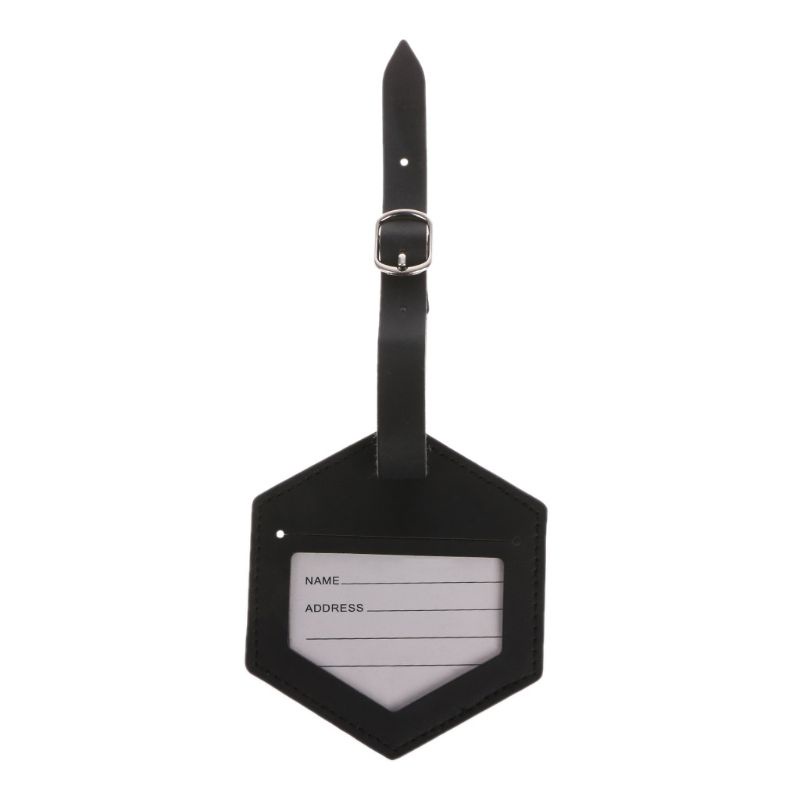 QQ Nhãn Đánh Dấu Hành Lý Bằng Da PU Tiện Dụng