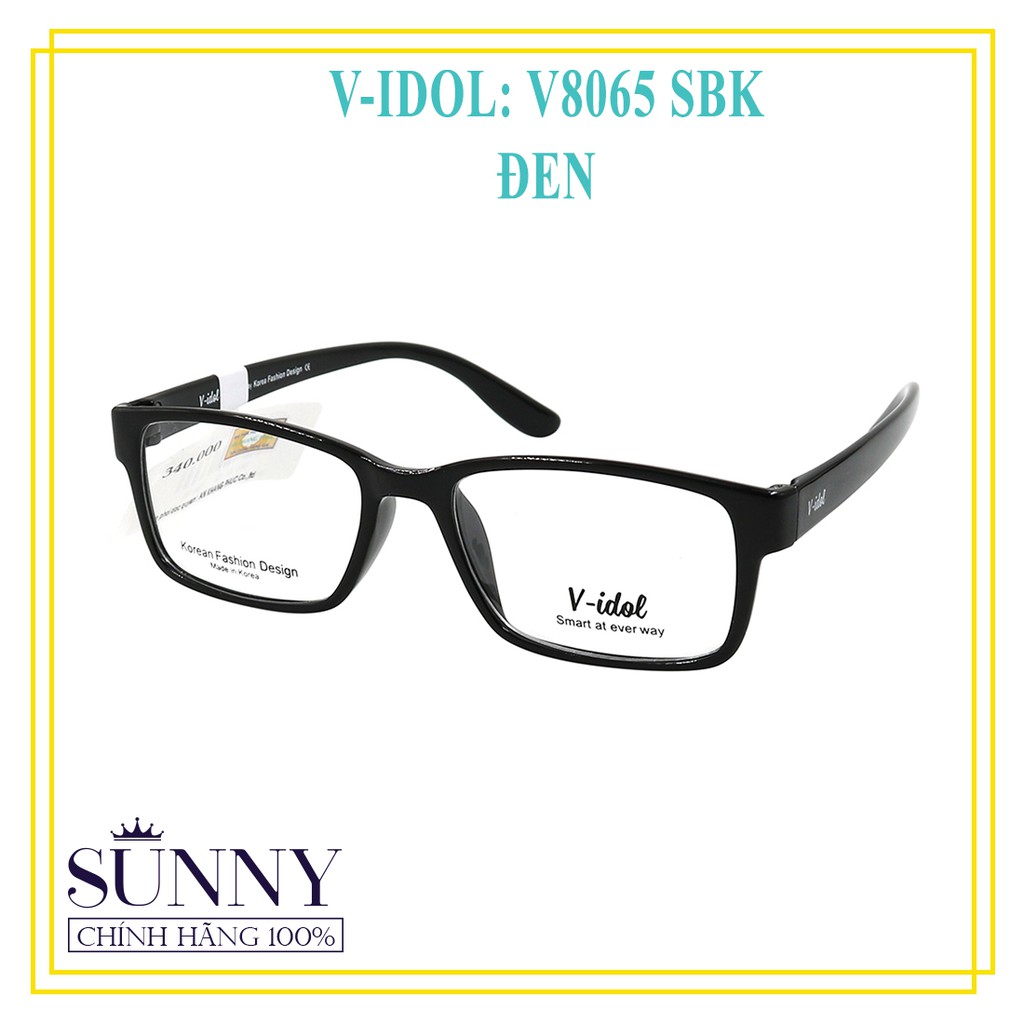Gọng kính nam nữ chính hãng Vidol V8065 - 3 màu - kèm tem thẻ bảo hành toàn quốc